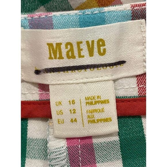 Anthropologie x Maeve Gingham Micro Mini Shorts Size 12 new - Picture 11 of 11